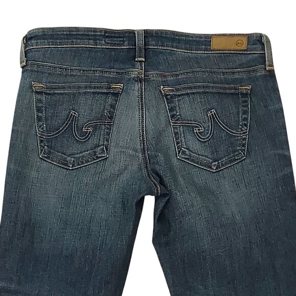 AG Adriano Goldschmied The Stilt Cigarette Leg Jeans Womens 28 Blue Stretch - Picture 6 of 11